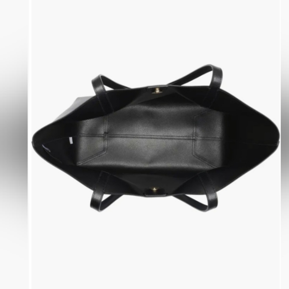 Kate Spade Black Tote "We Are Happy To Serve You" - Picture 3 of 4